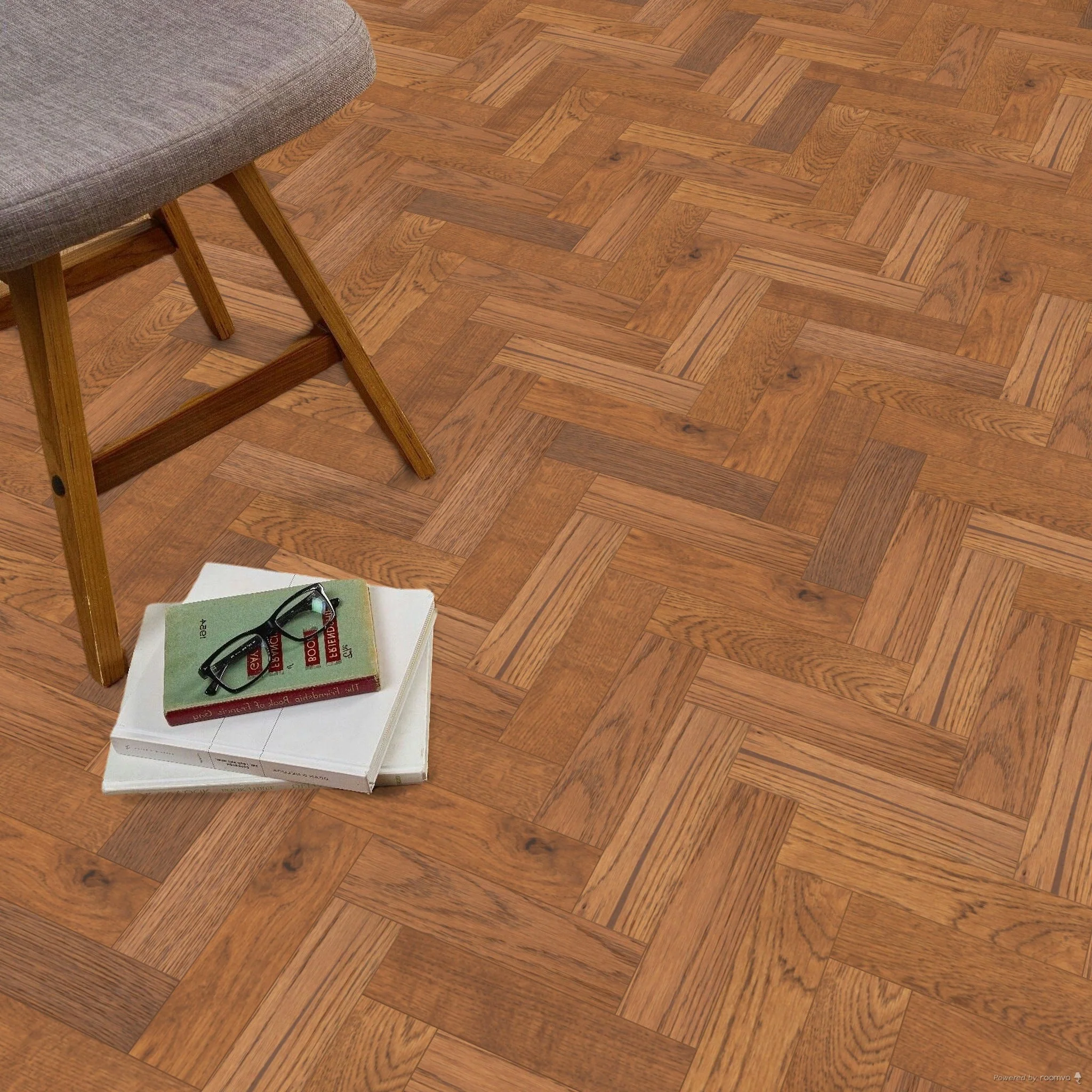 Verona Amberwood Herringbone Oak Engineered Wood Flooring - Image 4