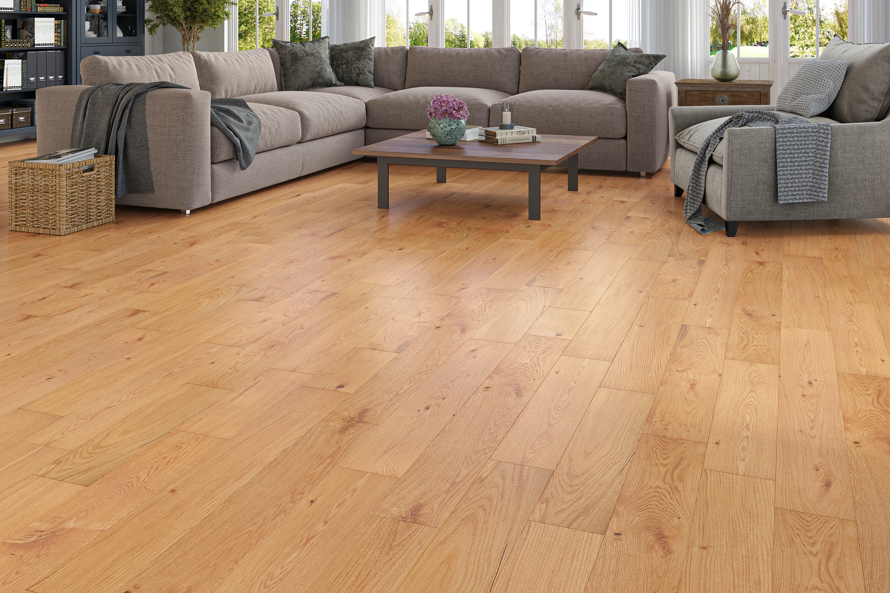 Ballycastle Natural Oak 14mm Engineered Wood Flooring - Image 6