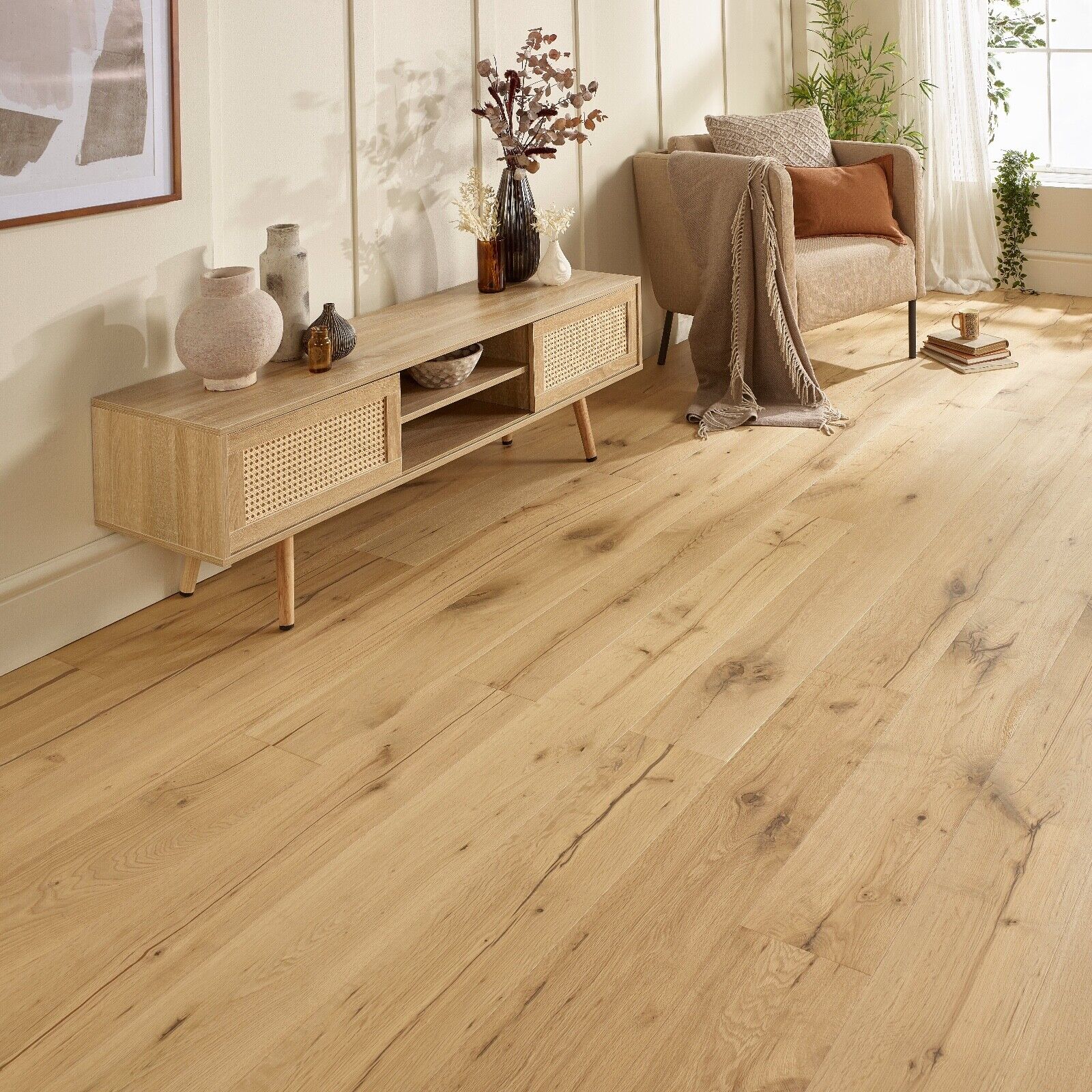 Crownhaven Sand Click 14mm Engineered Wood Flooring - Image 2