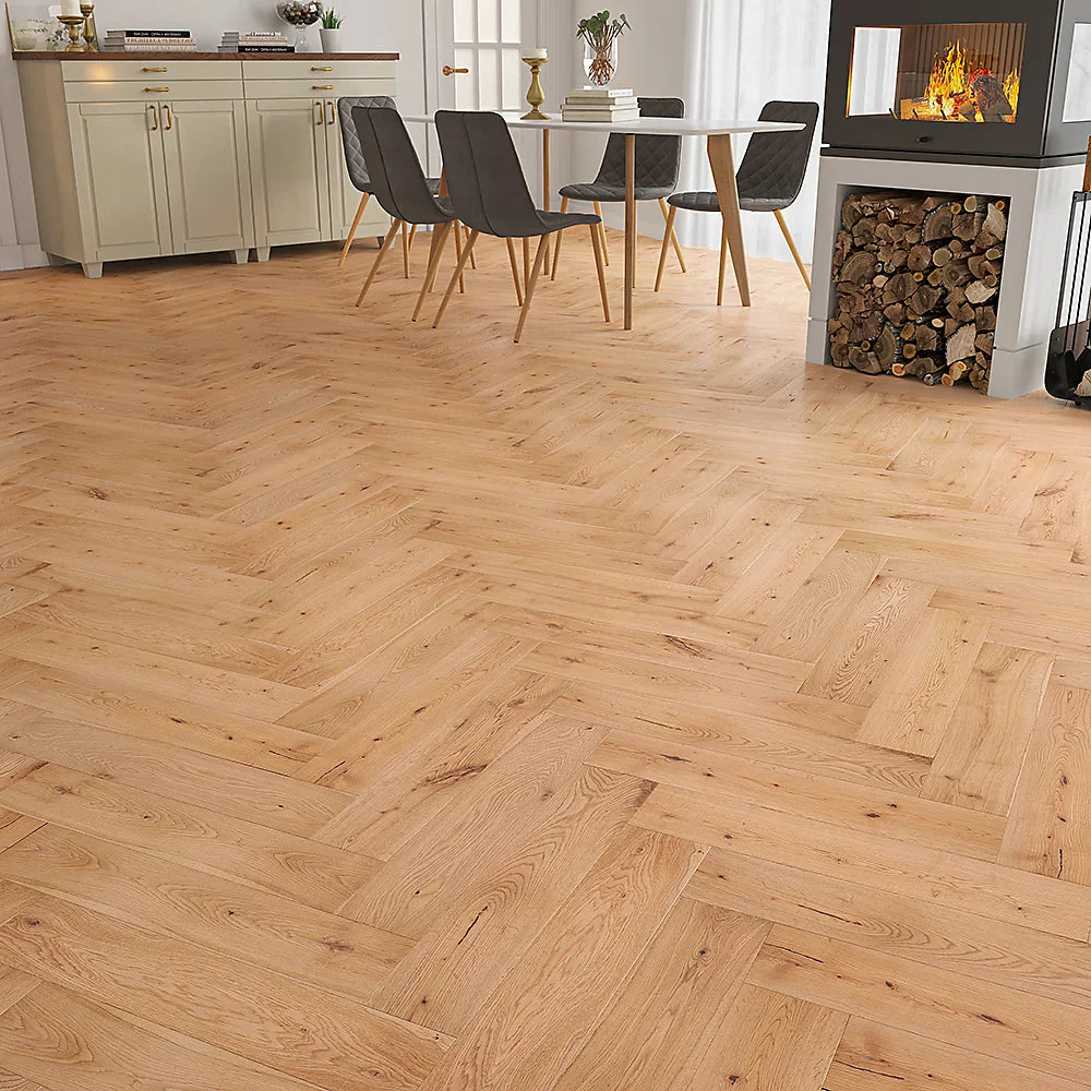 Verona Everwood Herringbone Oak Engineered Wood Flooring