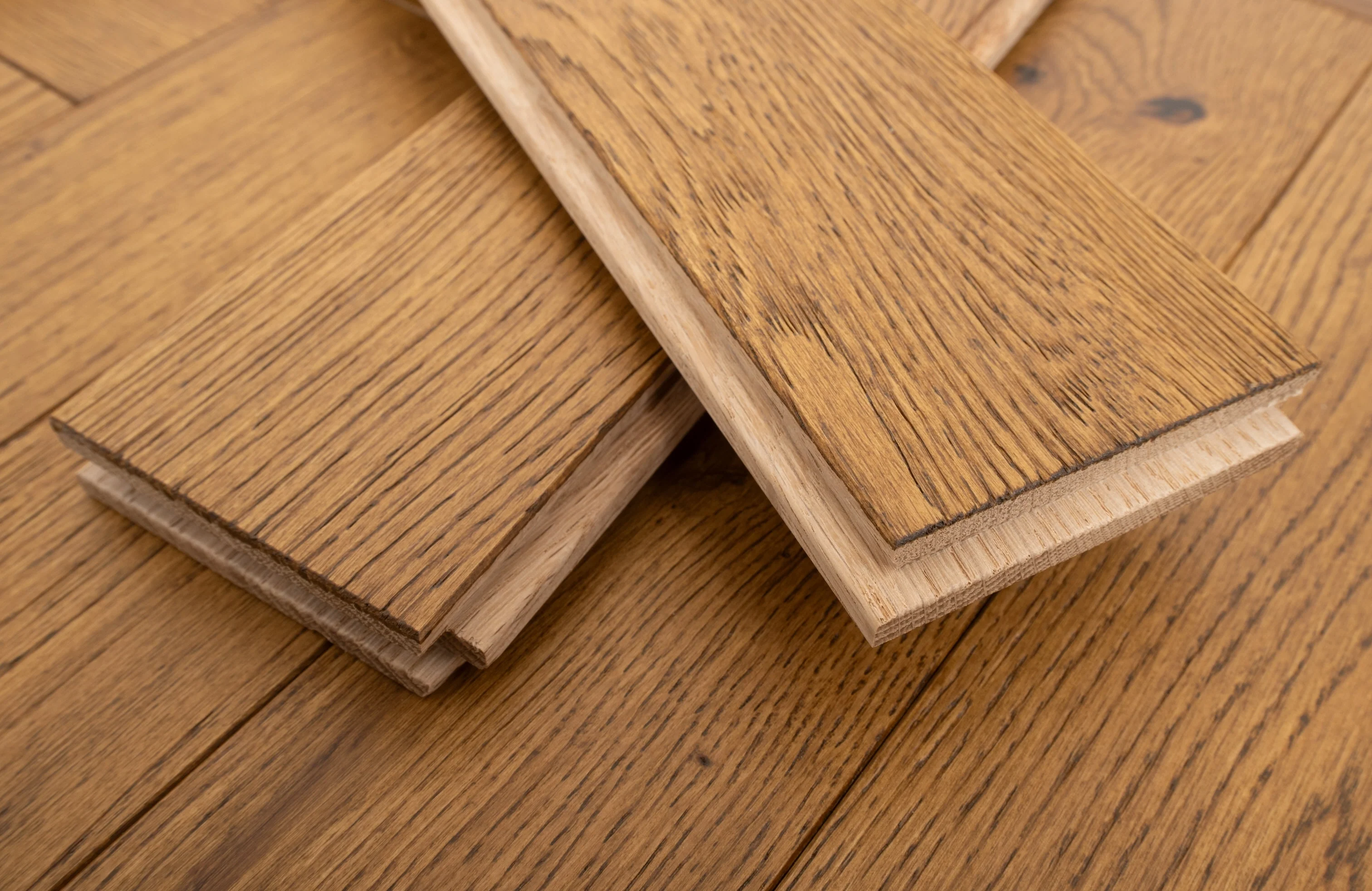 FineLine Timber Solid Oak Herringbone Flooring - Image 5