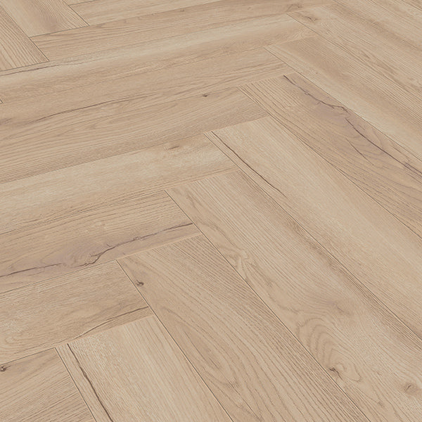Forenzo 8mm Imperial Oak wide  Herringbone Laminate Flooring - Image 5