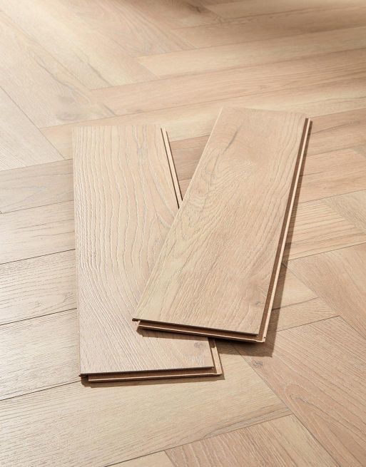 Forenzo 8mm Imperial Oak wide  Herringbone Laminate Flooring - Image 7