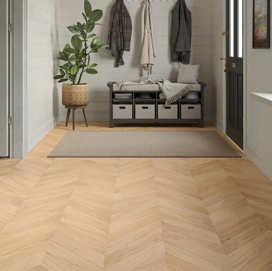 Grantham Oak 14mm Chevron Engineered Wood Flooring