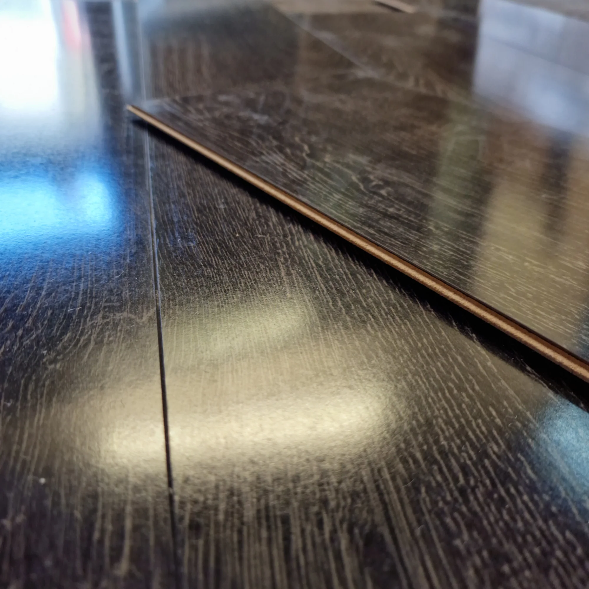 High Gloss Black Granite 8mm Laminate Flooring - Image 12