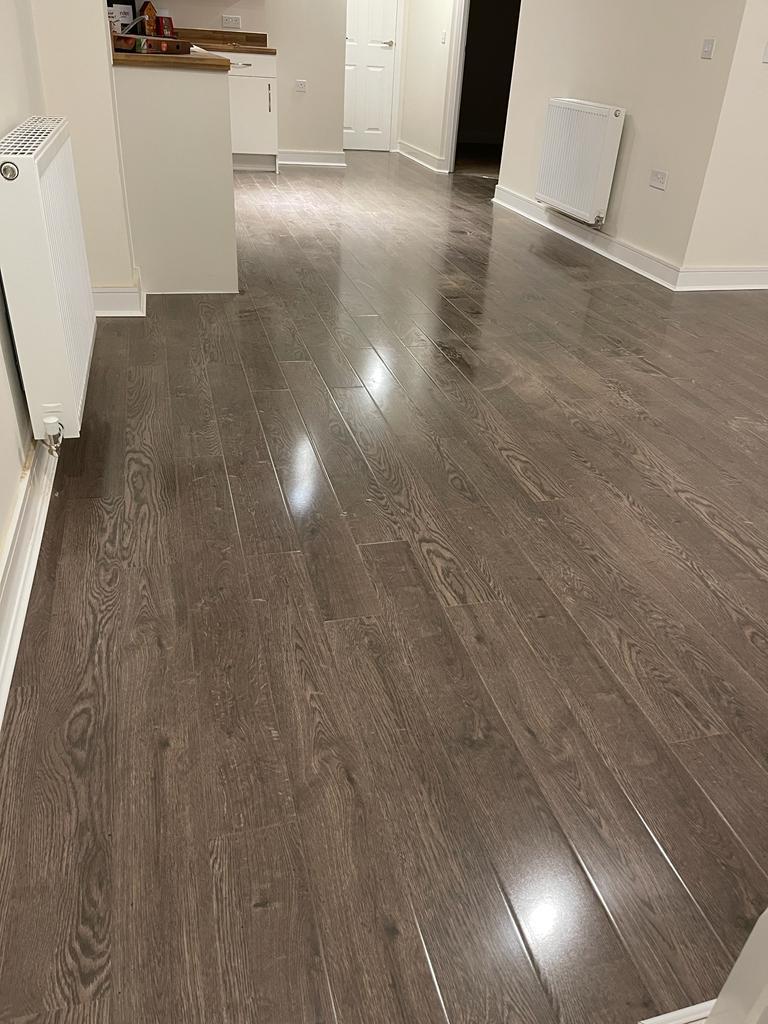 High Gloss Black Granite 8mm Laminate Flooring - Image 17