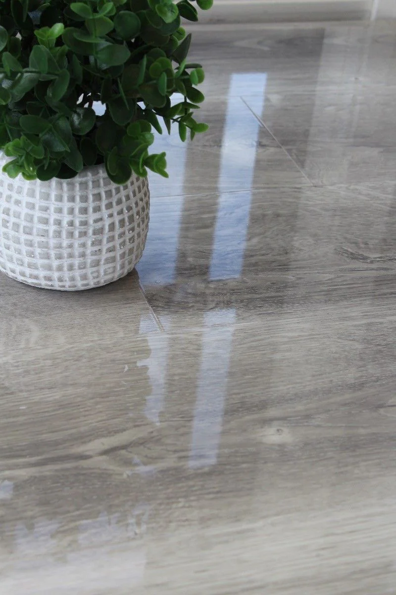High Gloss Silver Laminate Flooring - Image 16