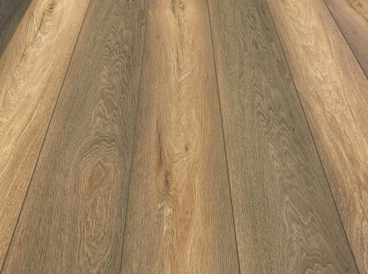 Horizon 12mm Sandstone Oak Laminate Flooring - Image 4