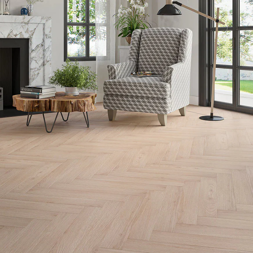 Kingsley 8mm Grand Oak Herringbone Laminate Flooring
