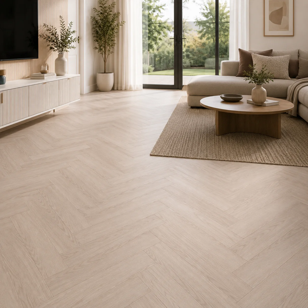 Kingsley 8mm Whitford Oak Herringbone Laminate Flooring