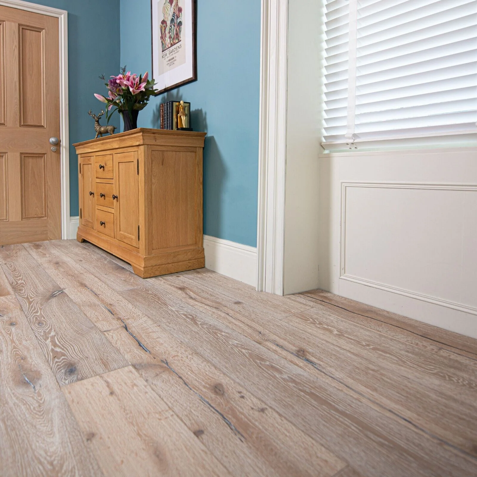 Lilypad Graphite Distressed Engineered Wood Flooring - Image 6