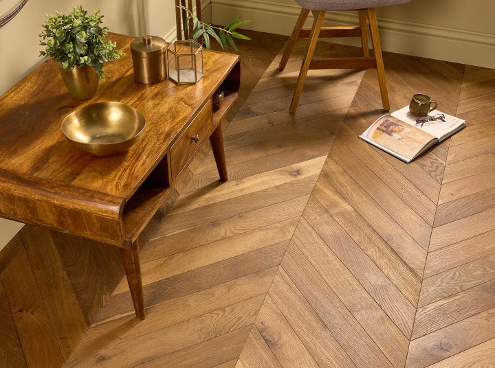Lumen Crestwood Chevron 15mm Engineered Wood Flooring - Image 5