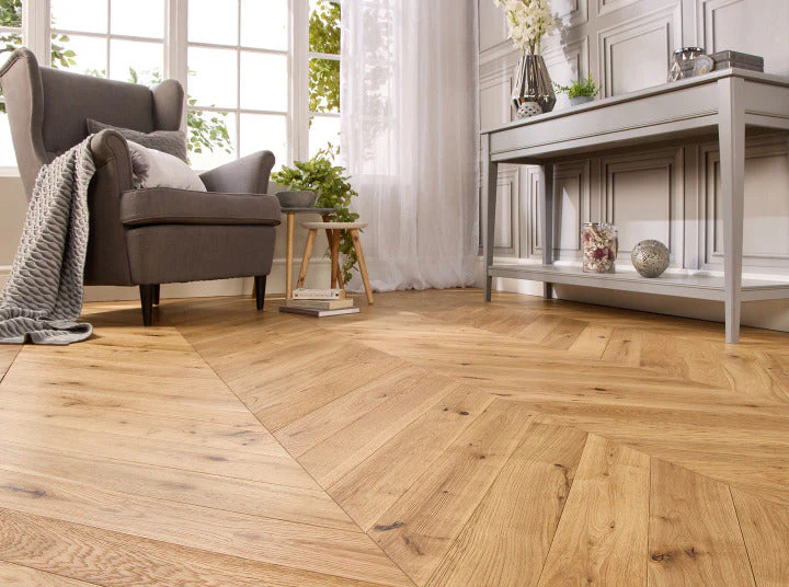 Lumen Thornewood Chevron 15mm Engineered Wood Flooring - Image 3