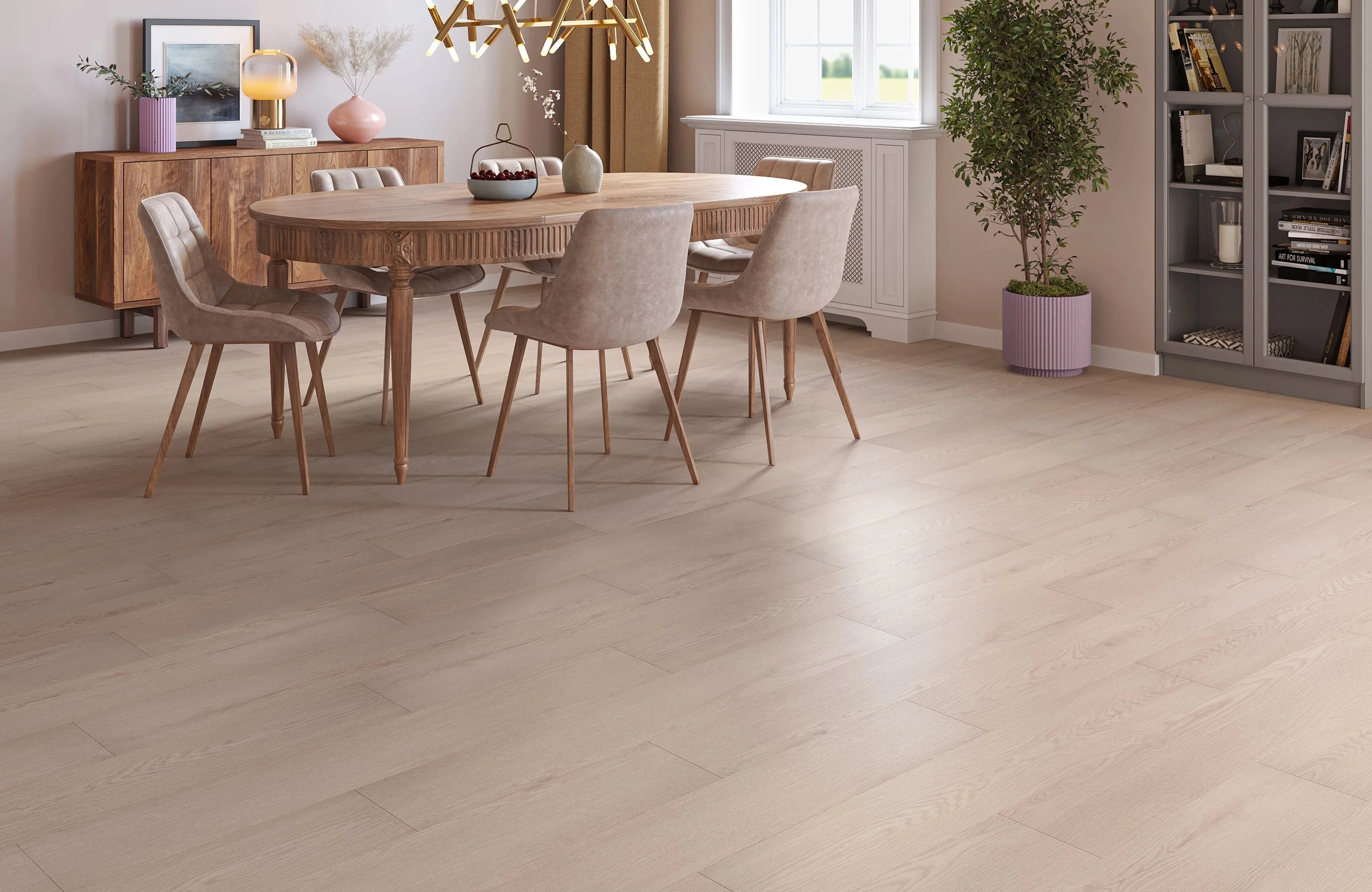 Oakford Fairbourne 12mm wide plank Laminate Flooring - Image 5