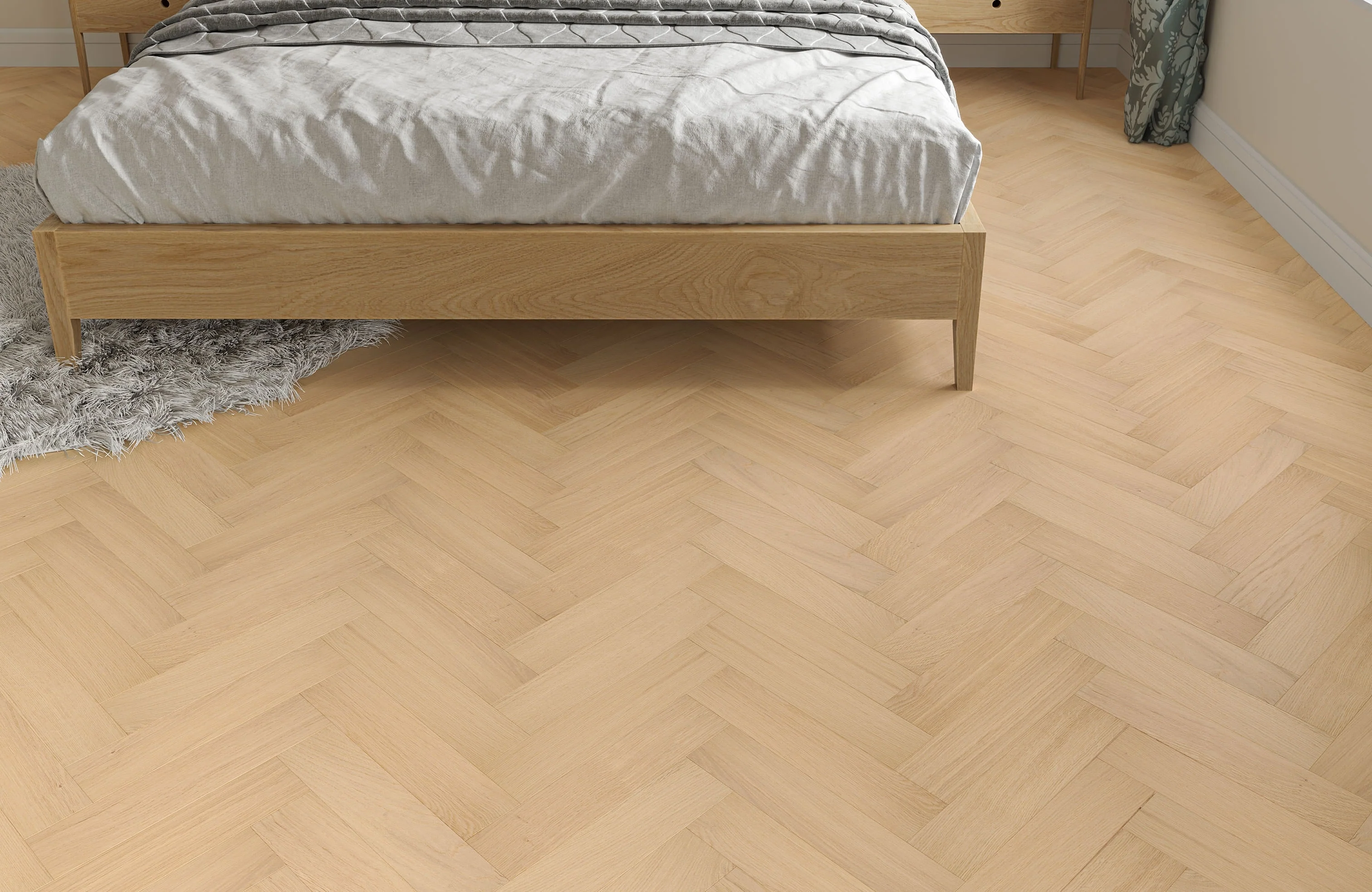 PrimeLine Norwyn Oak 20mm Herringbone Engineered Wood Flooring - Image 7