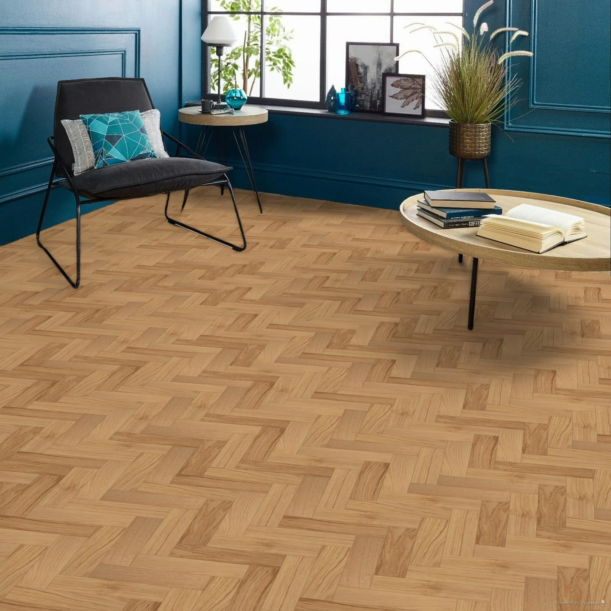Verona Redhill Herringbone Oak Engineered Wood Flooring - Image 8