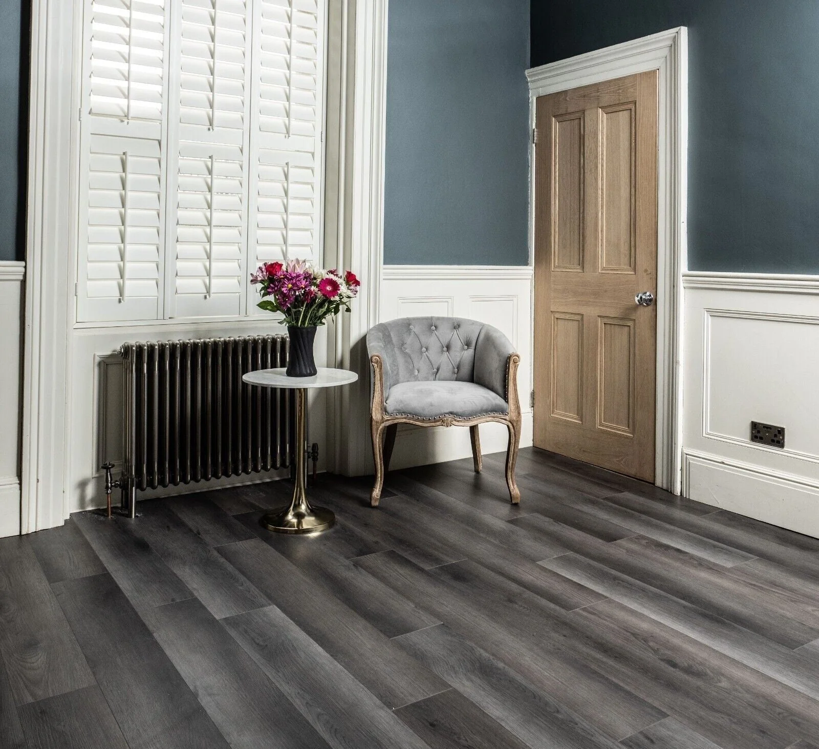 Sovereign Obsidian Grey 6mm Plank LVT Rigid Core SPC Click Luxury Vinyl Tile Flooring - Image 5