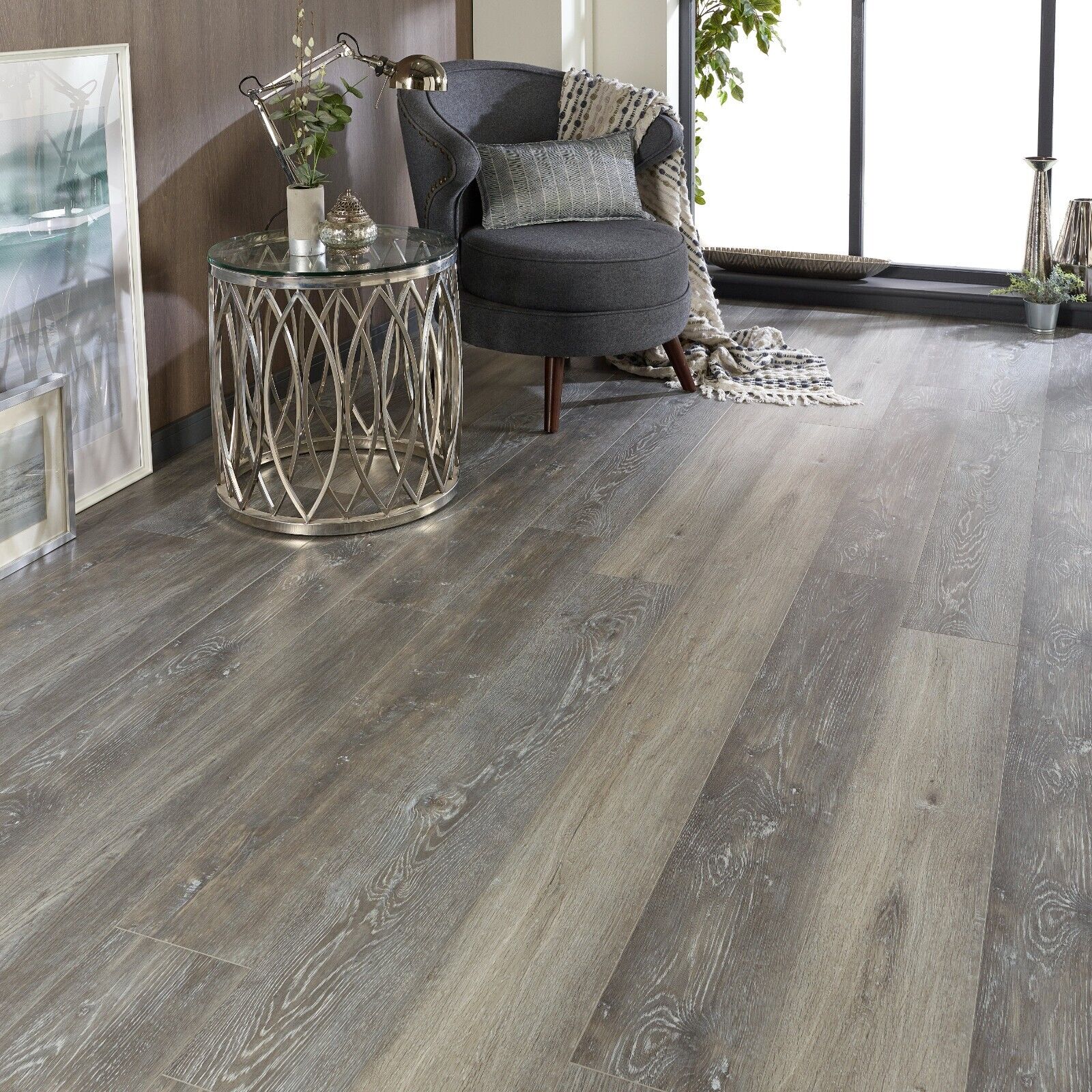 Sovereign Shadow Oak 6mm Plank LVT Rigid Core SPC Click Luxury Vinyl Tile Flooring - Image 4