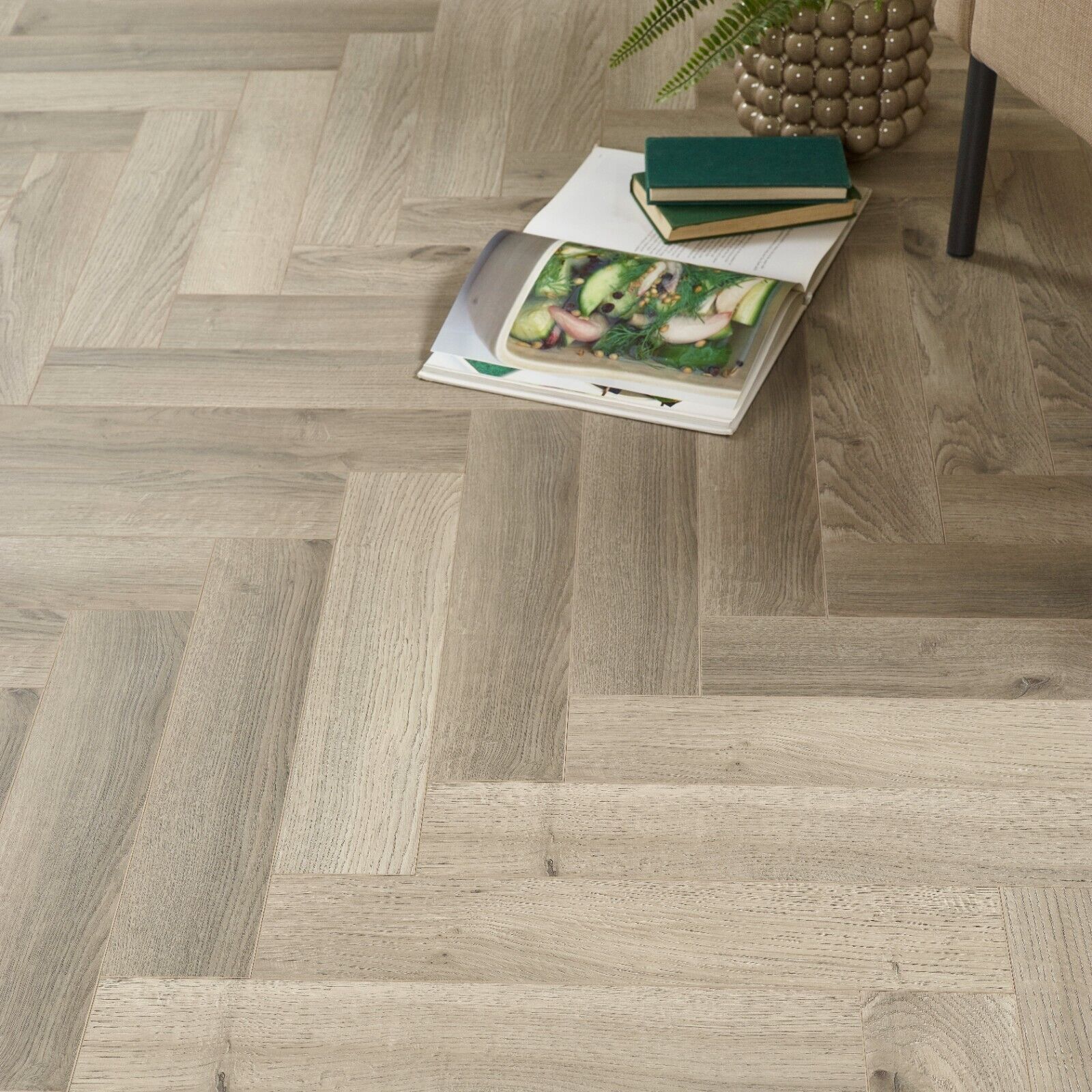 Starward Stellar Click 12mm Herringbone Laminate Flooring - Image 3
