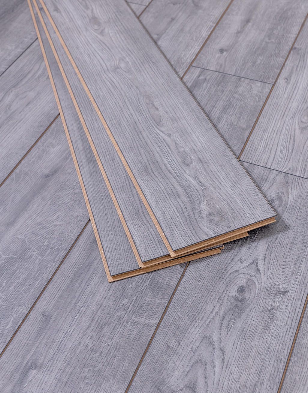 STEP Click Plus Campus Grey Laminate Flooring - Image 4