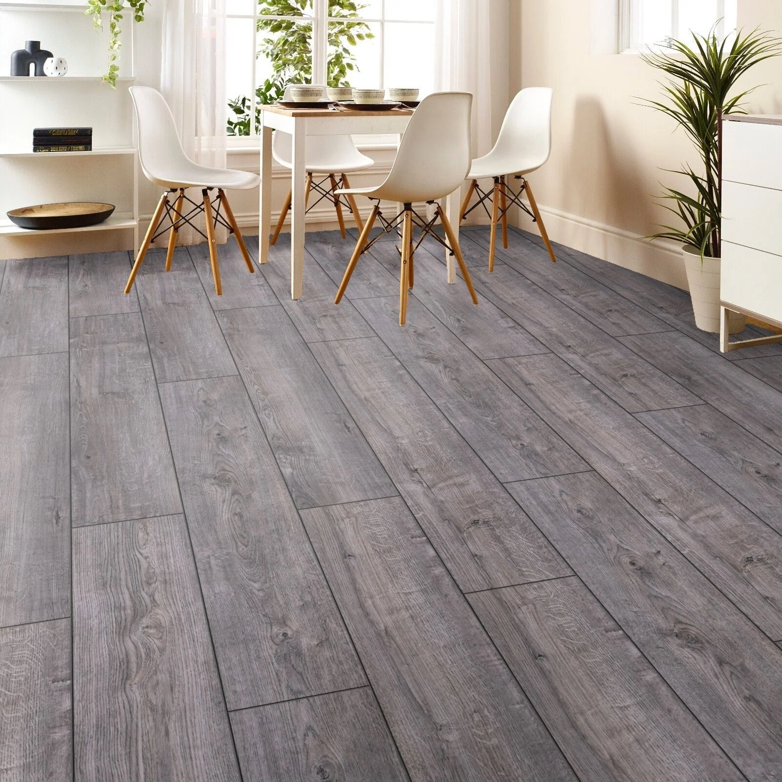 STEP Click Plus Campus Grey Laminate Flooring - Image 8
