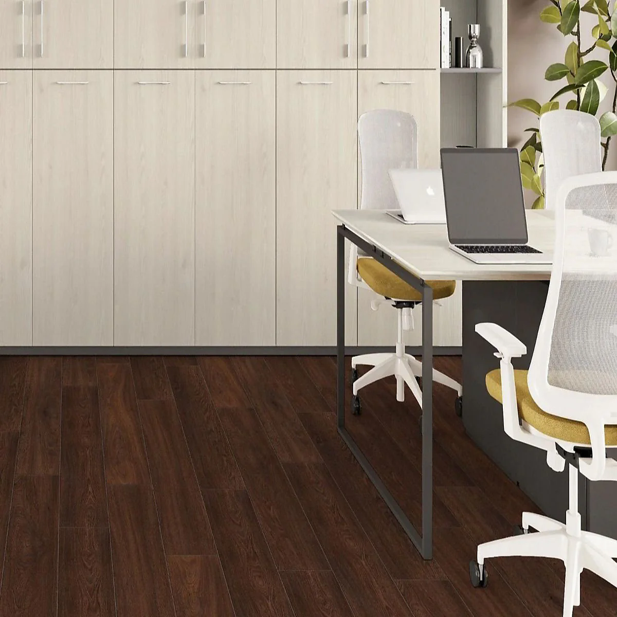 STEP Click Plus Lussac Brown Laminate Flooring - Image 4