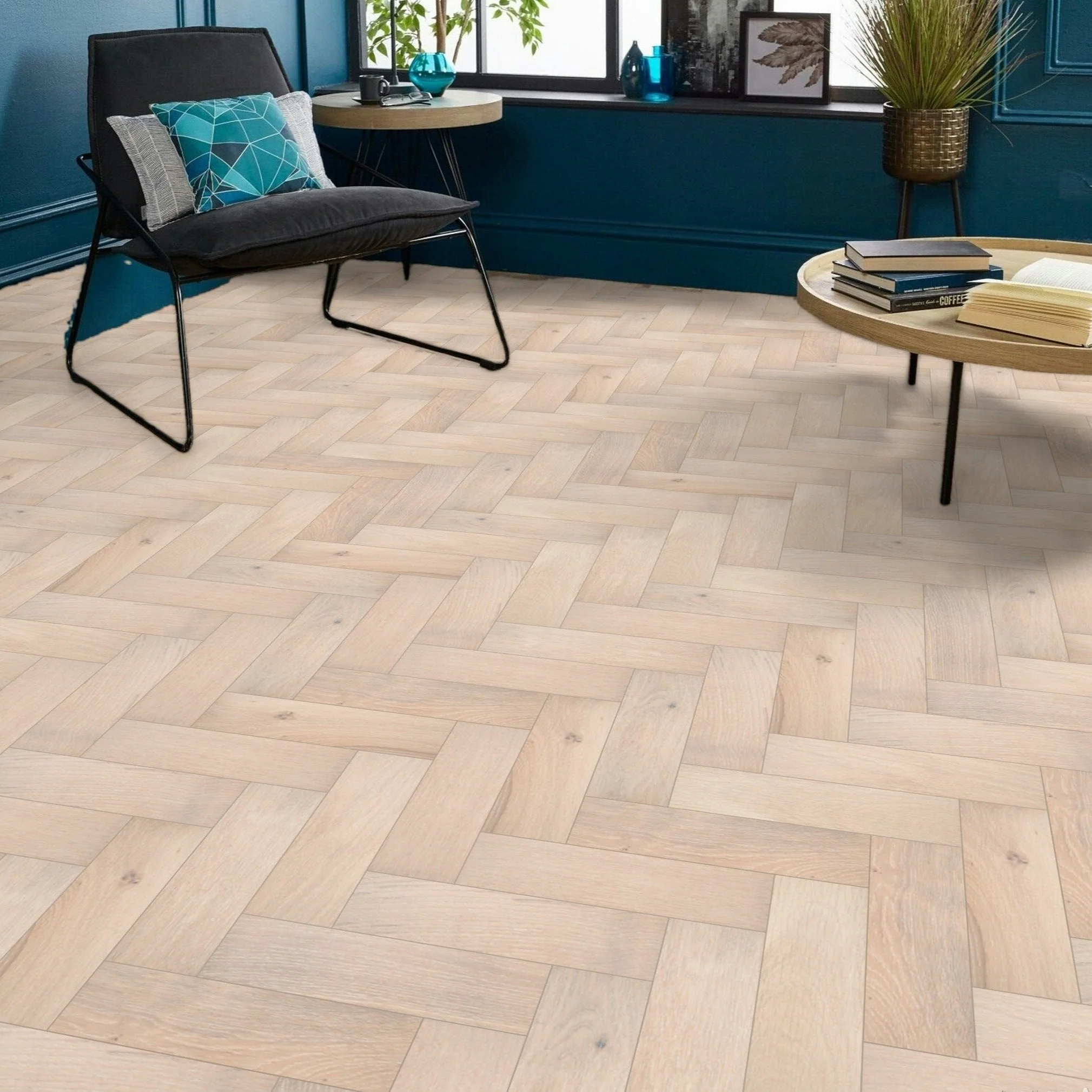 Stirling Oak Herringbone 14mm Engineered Wood Flooring - Image 6