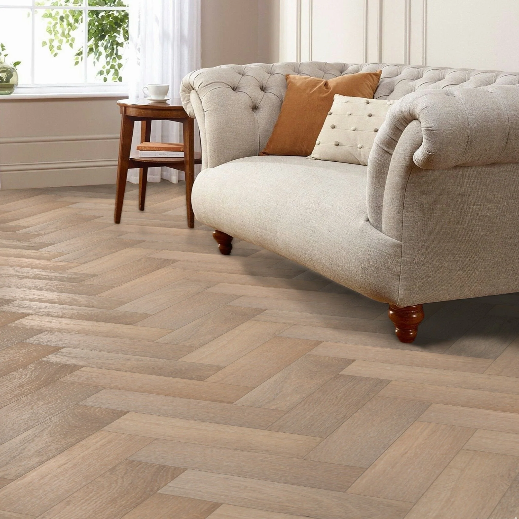Thameside Oak Herringbone 14mm Engineered Wood Flooring - Image 5