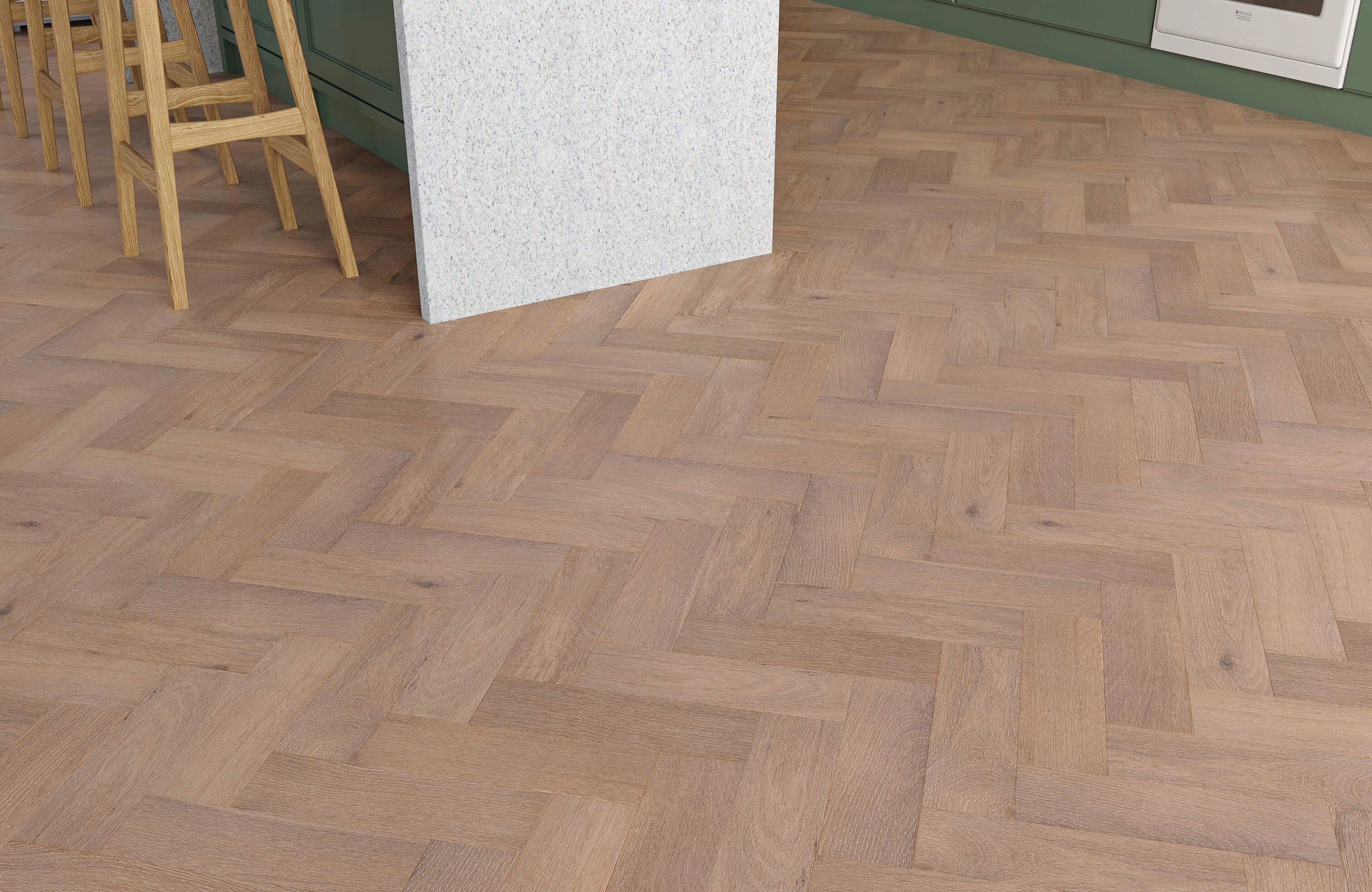 Thameside Oak Herringbone 14mm Engineered Wood Flooring - Image 7