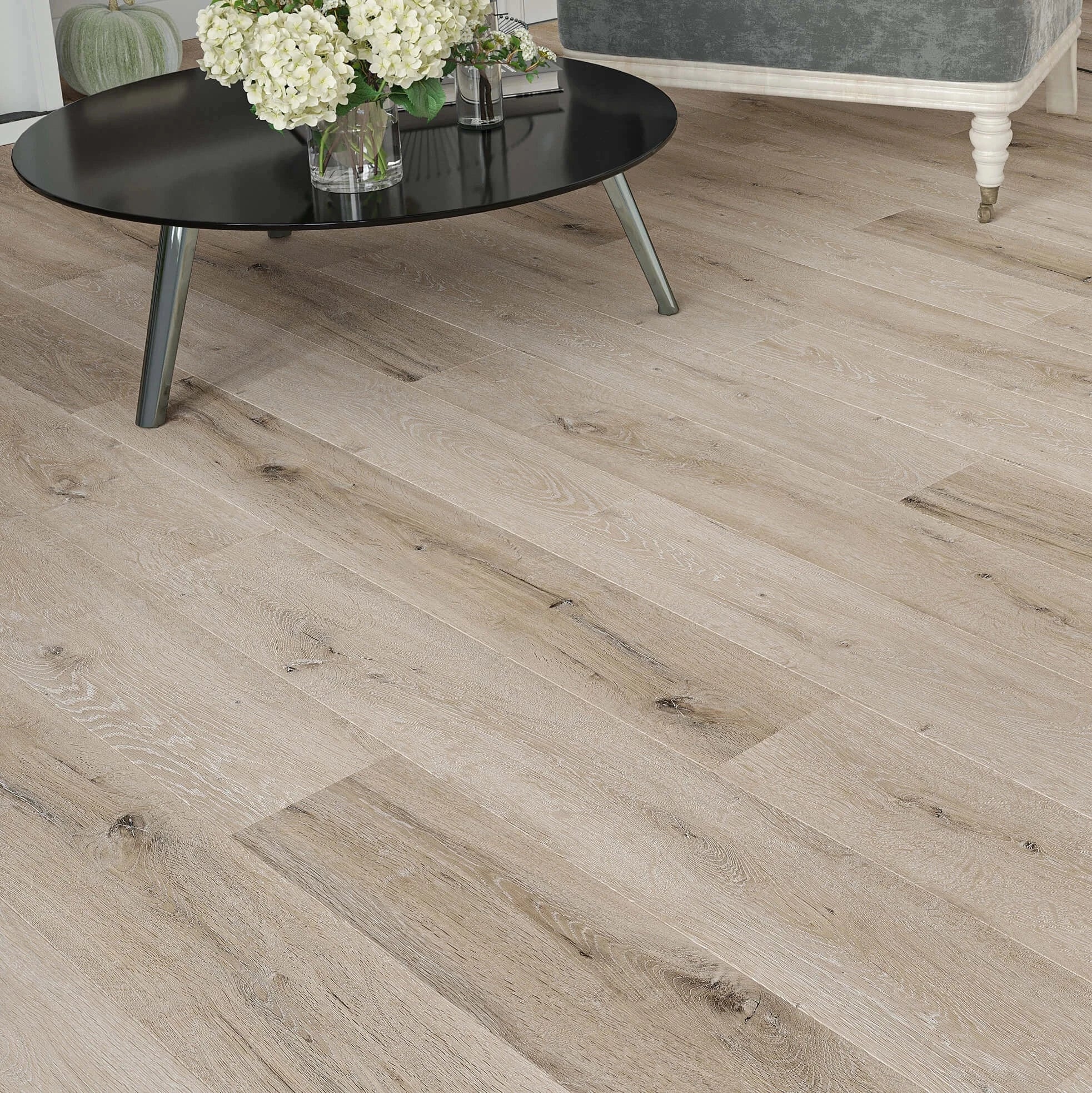 Hampton Oak Plank 0.55mm Wear Layer LVT Rigid Core SPC Click Luxury Vinyl Tile Flooring - Image 5