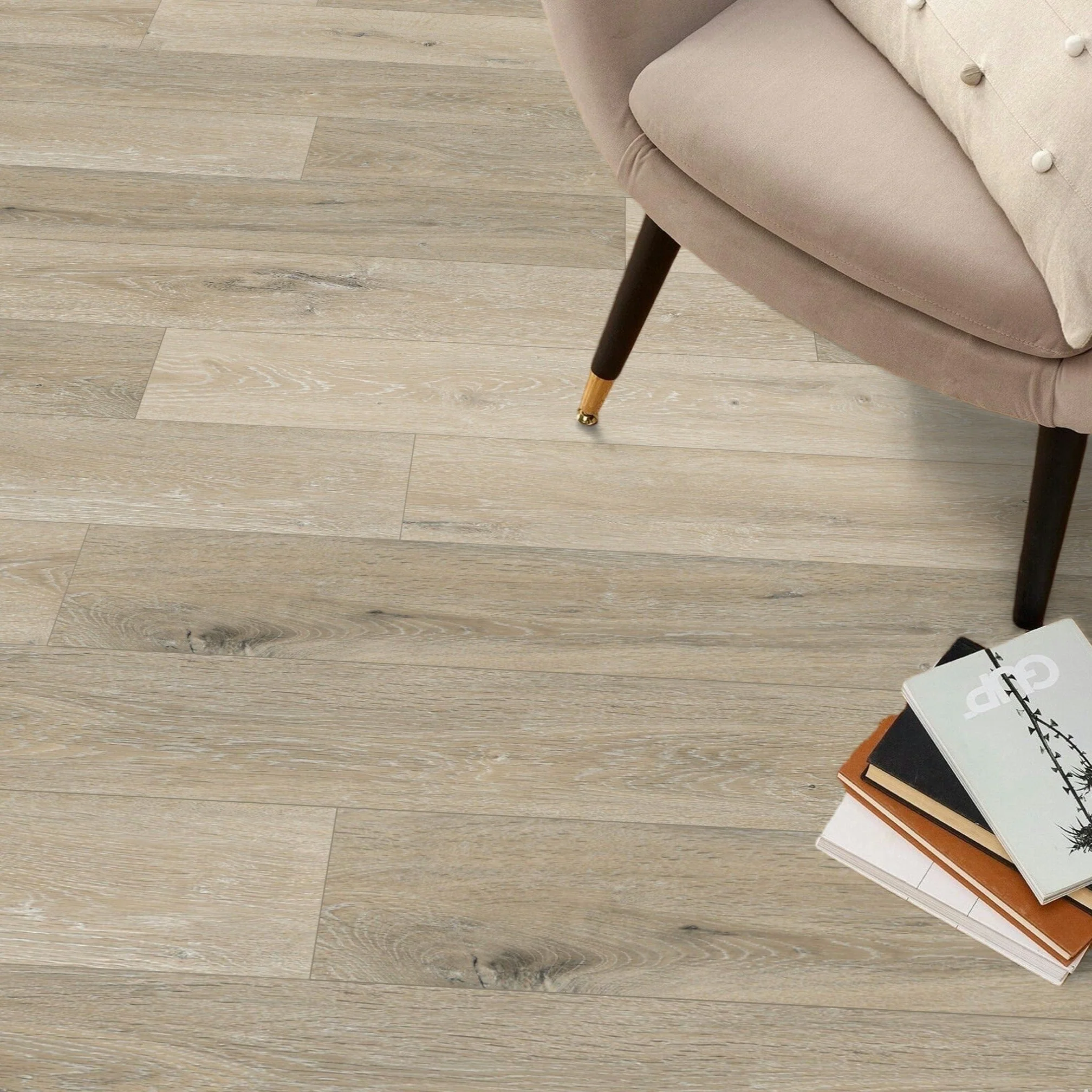 Hampton Oak Plank 0.55mm Wear Layer LVT Rigid Core SPC Click Luxury Vinyl Tile Flooring - Image 6
