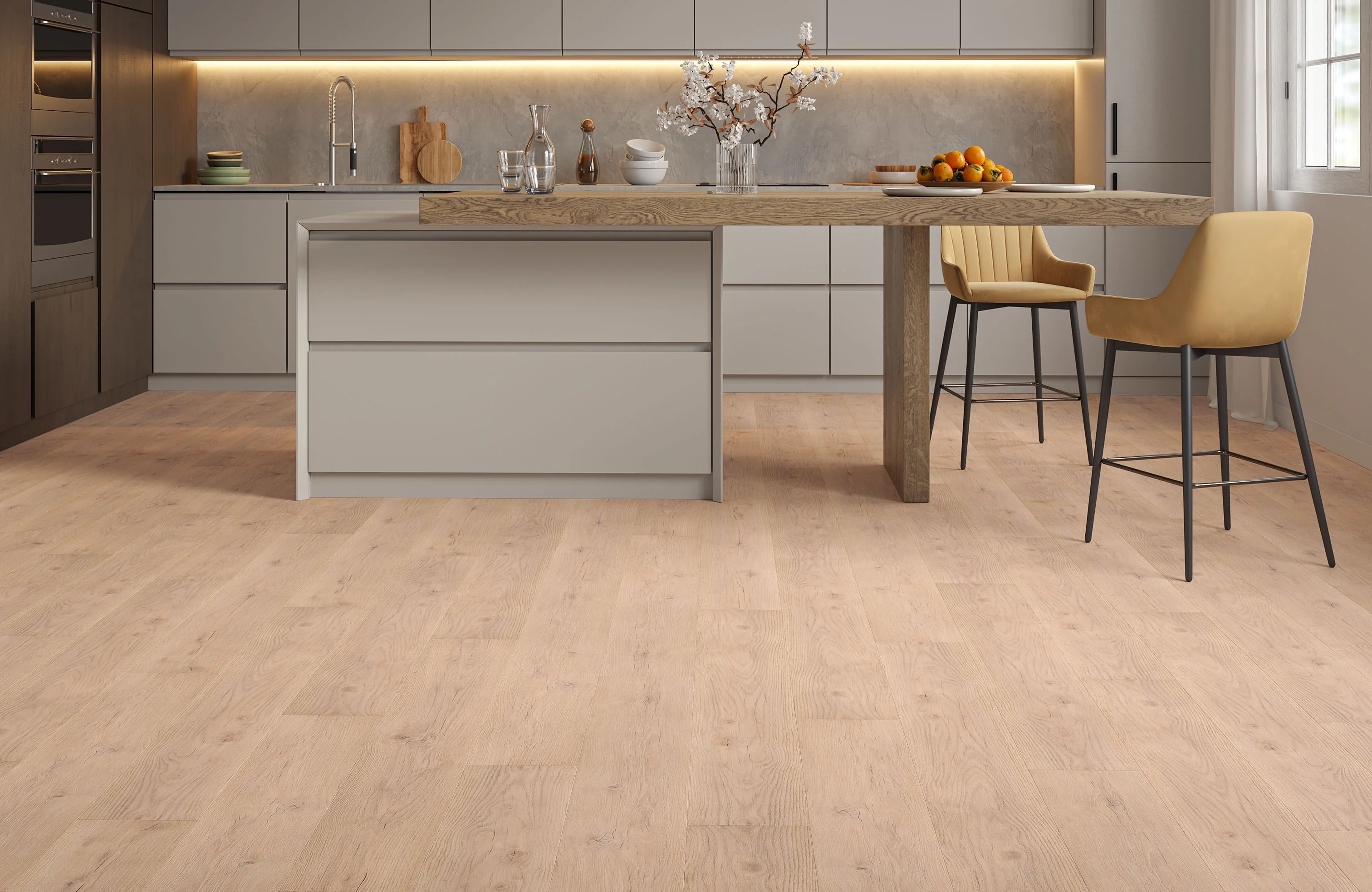 Waterproof Luxury Lightwood Oak 8mm Laminate Flooring - Image 2