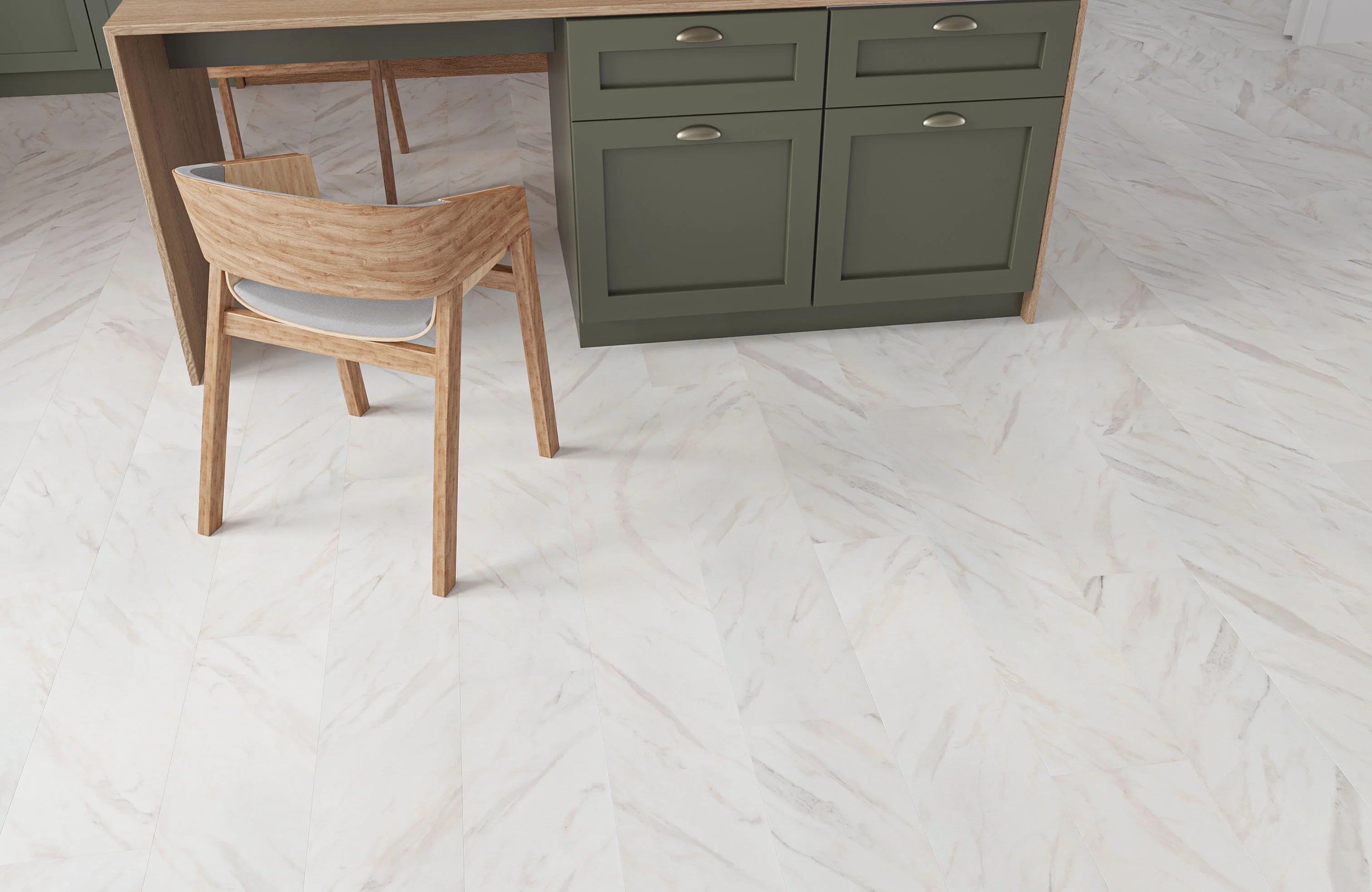 Marble TIle Waterproof Luxury Lumena Oak 8mm Laminate Flooring - Image 4