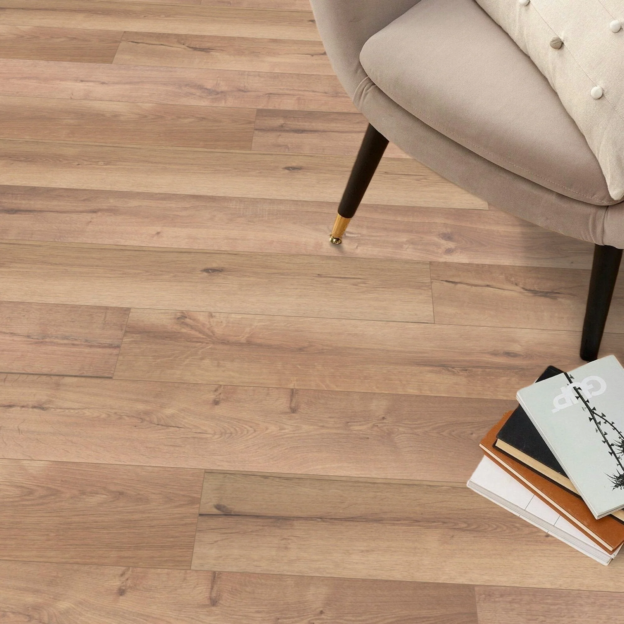 Waterproof Sandford Oak 8mm Plank LVT Rigid Core SPC Click Luxury Vinyl Tile Flooring - Image 3