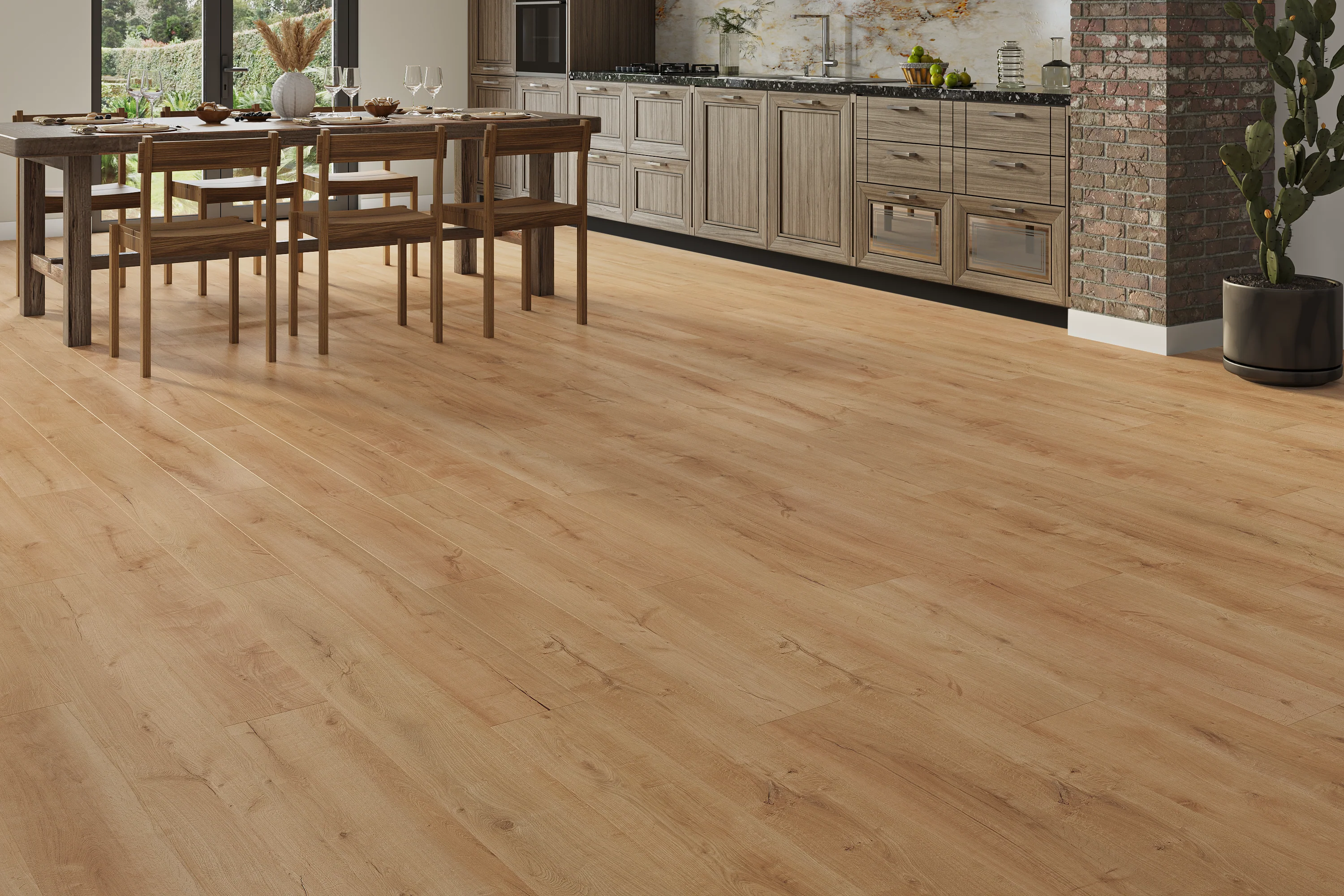 Waterproof Sandford Oak 8mm Plank LVT Rigid Core SPC Click Luxury Vinyl Tile Flooring - Image 4